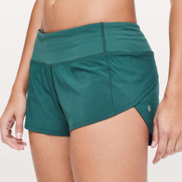 Lululemon Green Jasper Speed Up Shorts 2.5” Size 4 - Picture 11 of 12